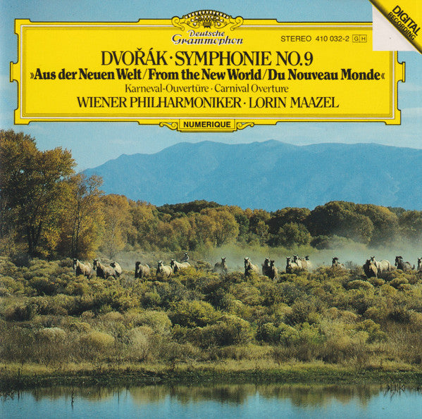 Antonín Dvořák - Wiener Philharmoniker, Lorin Maazel : Symphonie NO.9 »Aus Der Neuen Welt« / Karneval-Ouvertüre (CD, Album, RE, Dig)