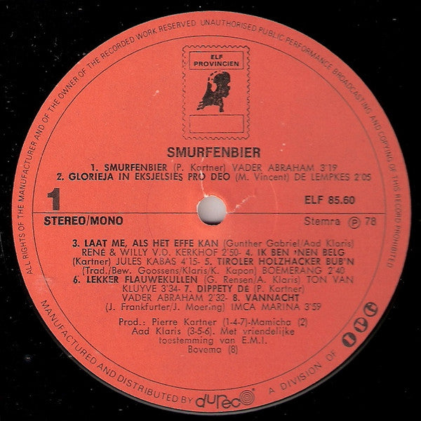 Various : Smurfenbier (LP, Comp)