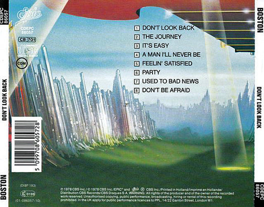 Boston : Don't Look Back (CD, Album, RE)