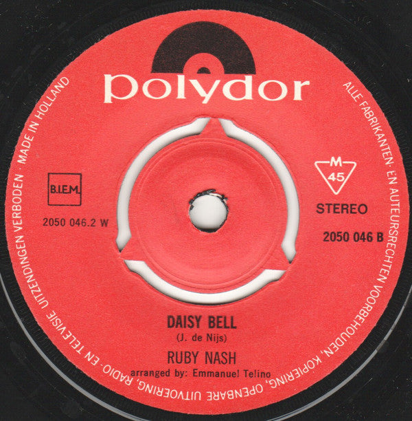 Ruby Nash : Blame It On The Summersun (7")