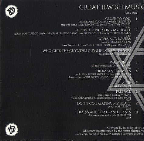 Various : Great Jewish Music: Burt Bacharach (2xCD, Album)