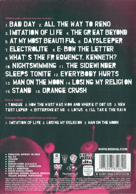 R.E.M. : In View: The Best Of R.E.M. 1988-2003 (DVD-V, Comp, Copy Prot., Multichannel, PAL)
