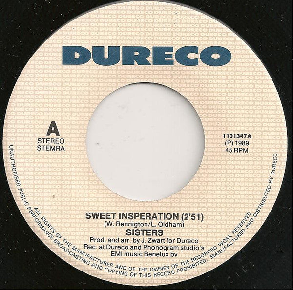 Sisters : Sweet Inspiration (7", Single)