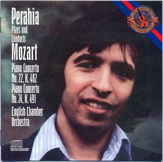 Murray Perahia Plays And Conducts Wolfgang Amadeus Mozart, English Chamber Orchestra : Piano Concertos Nos. 22 & 24 (CD, Album)
