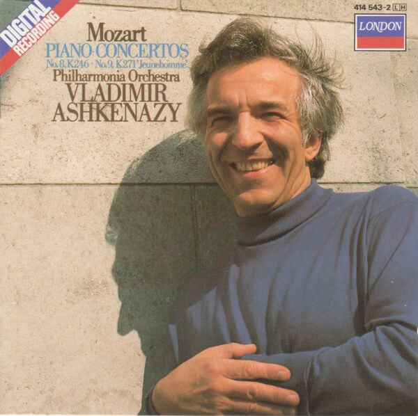 Wolfgang Amadeus Mozart / Vladimir Ashkenazy, Philharmonia Orchestra : Piano Concertos No. 8, K246 & No. 9, K271 (CD, Album)