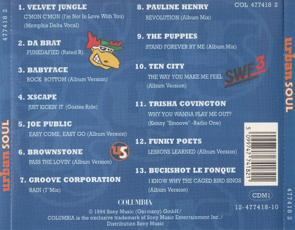 Various : US Urban Soul (CD, Comp)