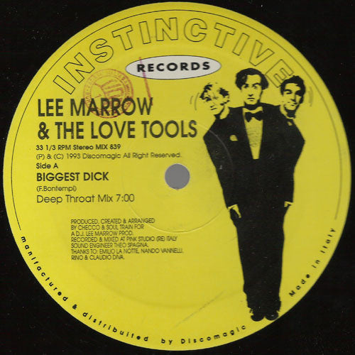 Lee Marrow & Love Tools : Biggest Dick (12")