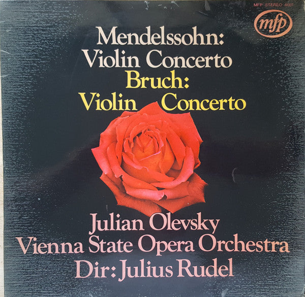 Felix Mendelssohn-Bartholdy, Max Bruch, Julian Olevsky, Orchester Der Wiener Staatsoper Dir: Julius Rudel : Violin Concertos (LP, RE)