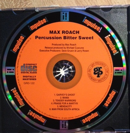 Max Roach : Percussion Bitter Sweet (CD, Album, RE, RM)