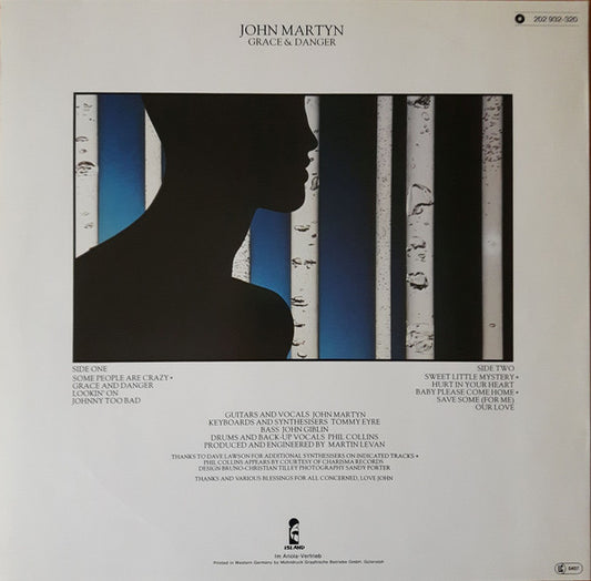 John Martyn : Grace & Danger (LP, Album)