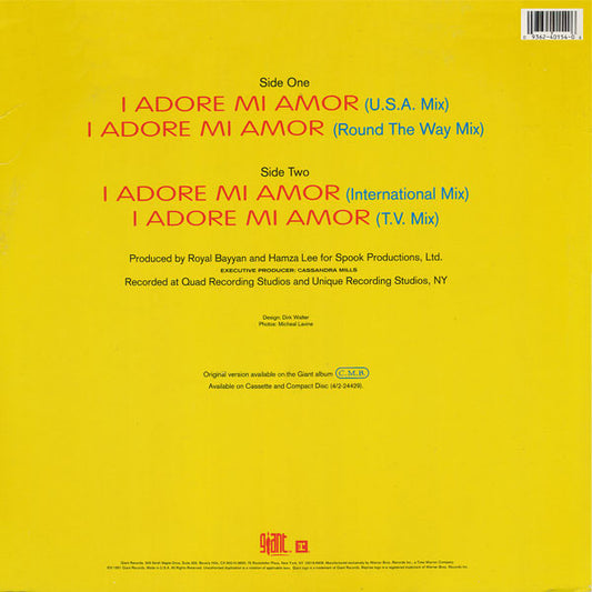 Color Me Badd : I Adore Mi Amor (12", Maxi)