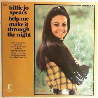 Billie Jo Spears : Help Me Make It Through The Night (LP, Album, Yel)