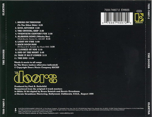 The Doors : The Doors (HDCD, Album, RE, RM)
