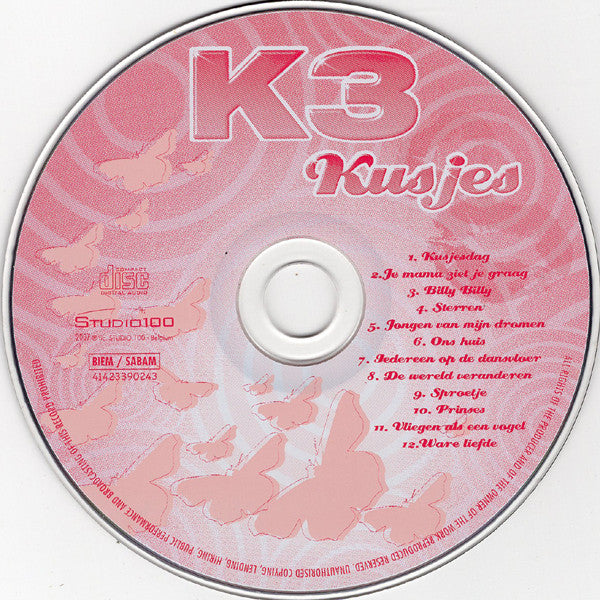 K3 : Kusjes (CD, Album)