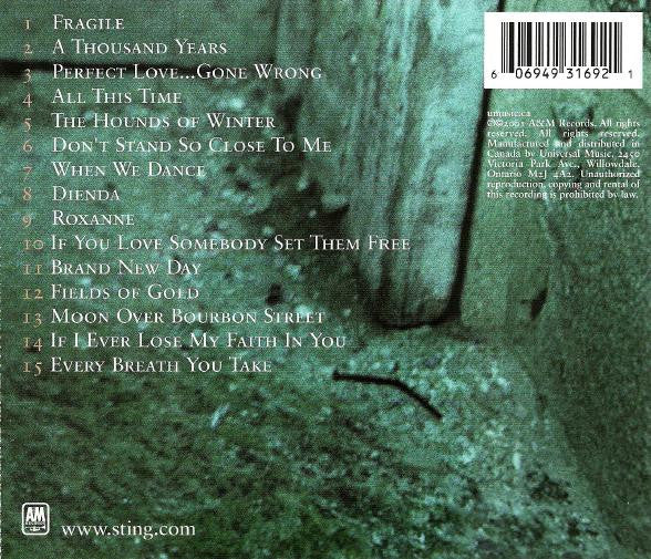 Sting : ...All This Time (CD, Album)