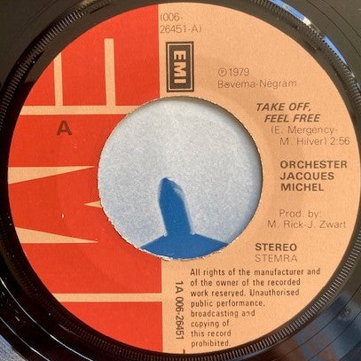 Orchester Jacques Michel : Take Off, Feel Free (7")