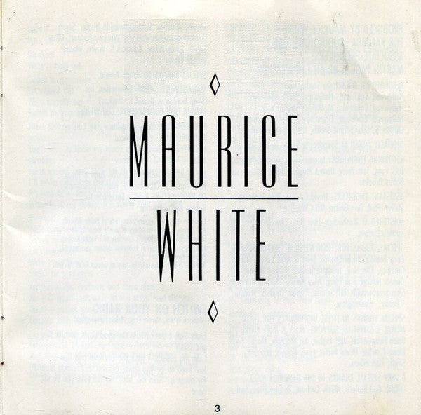 Maurice White : Maurice White (CD, Album)