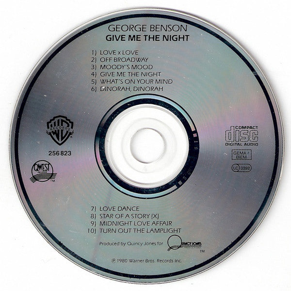 George Benson : Give Me The Night (CD, Album, RE)