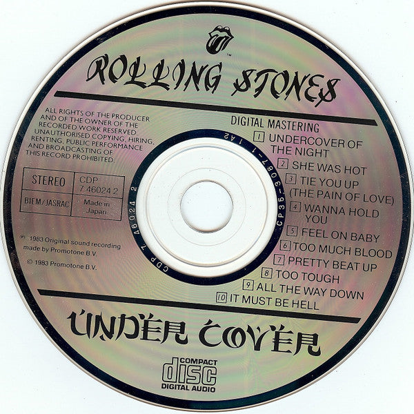 The Rolling Stones : Undercover (CD, Album)