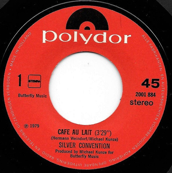 Silver Convention : Cafe Au Lait (7")