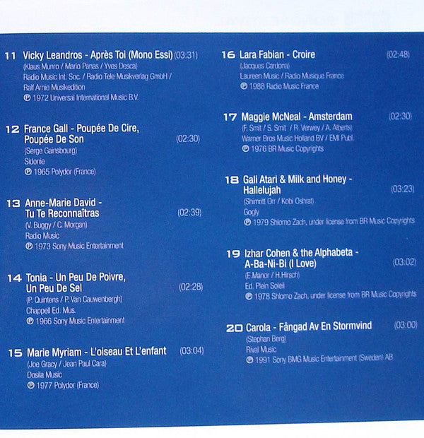 Various : Alle 40 Goed - Eurosong Klassiekers (2xCD, Comp)