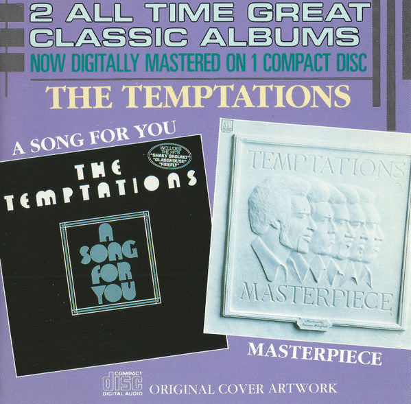 The Temptations : A Song For You / Masterpiece (CD, Album, Comp, RM)