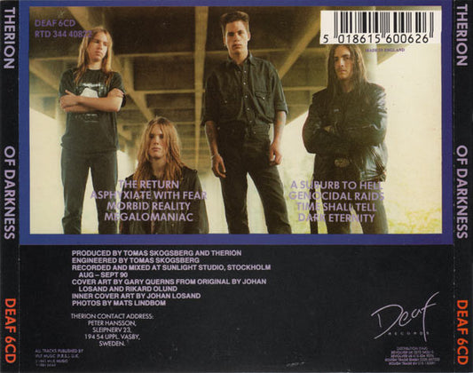 Therion : Of Darkness .... (CD, Album)