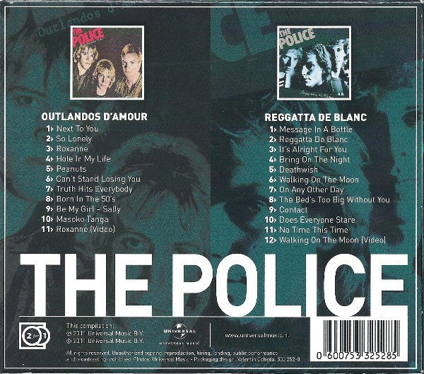 The Police : Outlandos D'Amour / Reggatta De Blanc (CD, Album, Enh, RE, RM + CD, Album, Enh, RE, RM + )