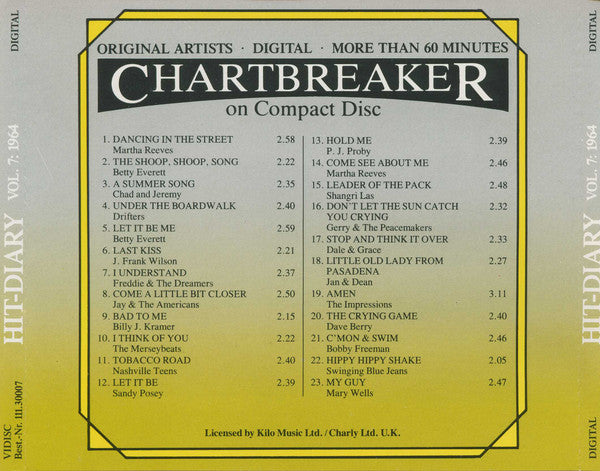 Various : Chartbreaker - Hit-Diary Vol.7: 1964 (CD, Comp)