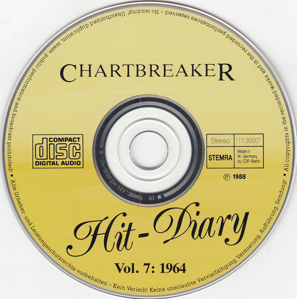 Various : Chartbreaker - Hit-Diary Vol.7: 1964 (CD, Comp)
