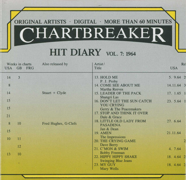 Various : Chartbreaker - Hit-Diary Vol.7: 1964 (CD, Comp)