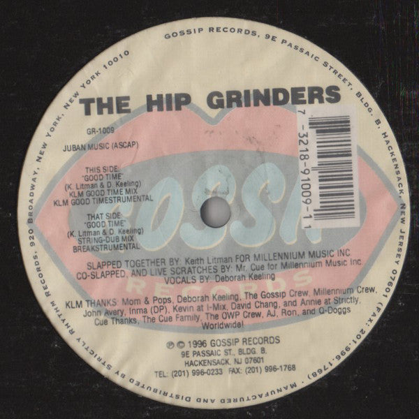The Hipgrinders : Good Time (12")