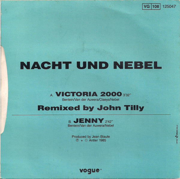 Nacht Und Nebel : Victoria 2000 (7", Single)