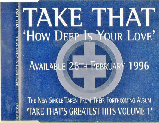 Take That : How Deep Is Your Love (CD, Single, Promo)