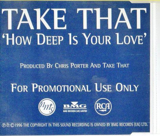 Take That : How Deep Is Your Love (CD, Single, Promo)