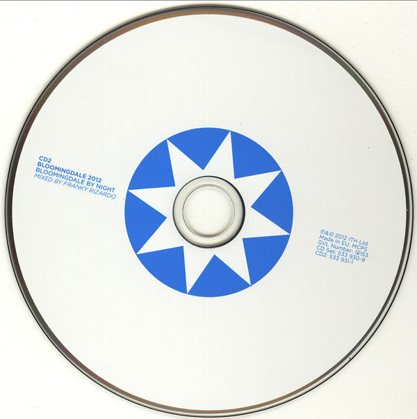 Franky Rizardo : Bloomingdale 2012 (CD, Comp + CD, Mixed)