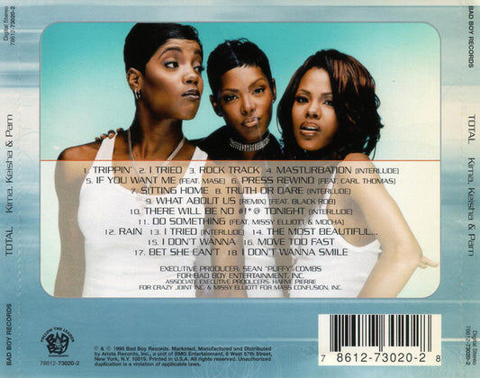Total : Kima, Keisha & Pam (CD, Album)