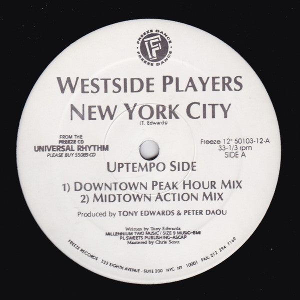 Westside Players : New York City (12")