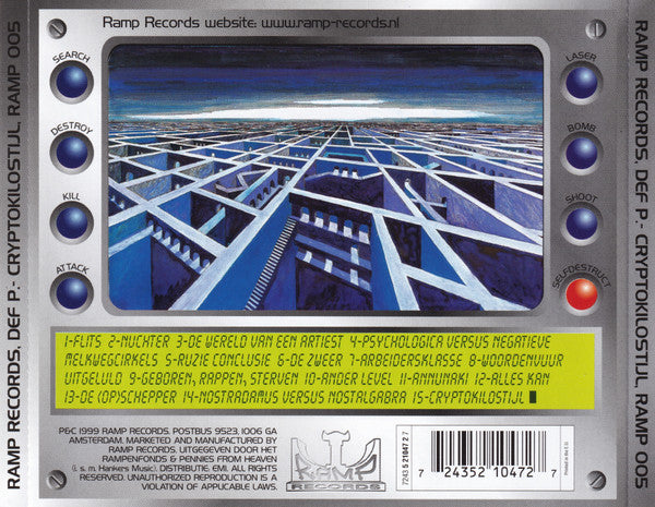 Def P : Cryptokilostijl (CD, Album)