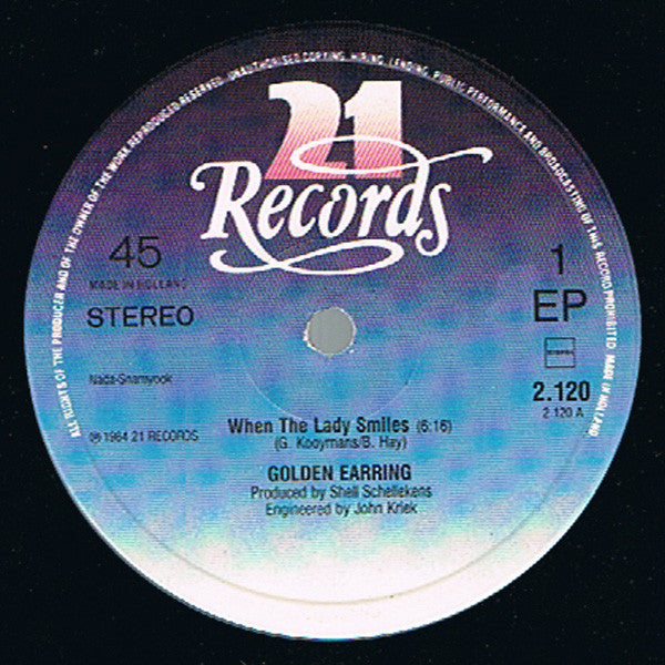 Golden Earring : When The Lady Smiles (12", EP)