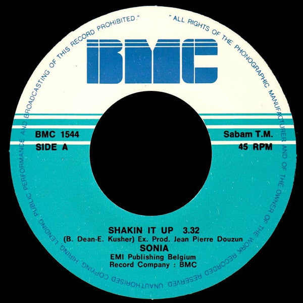 Sonia (41) : Shakin It Up (7")