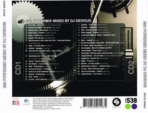 Various : 538 Powermix (2xCD, Comp, Mixed)