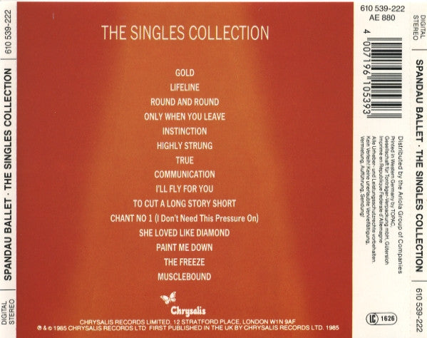 Spandau Ballet : The Singles Collection (CD, Comp)