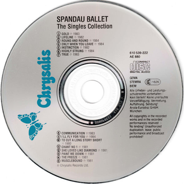Spandau Ballet : The Singles Collection (CD, Comp)
