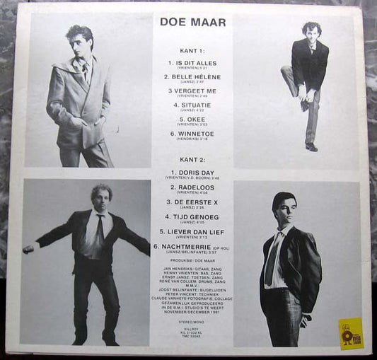 Doe Maar : Doris Day En Andere Stukken (LP, Album)