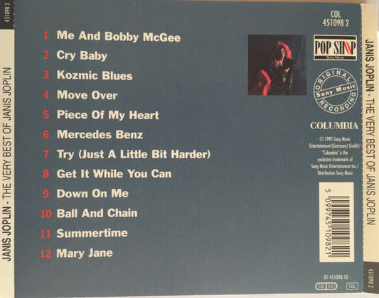 Janis Joplin : The Very Best Of (CD, Comp)