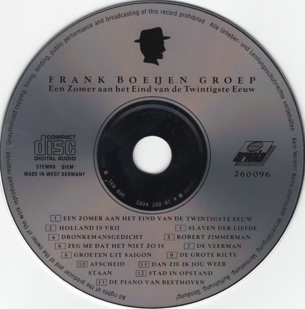 Frank Boeijen Groep : Een Zomer Aan Het Eind Van De Twintigste Eeuw (CD, Album)