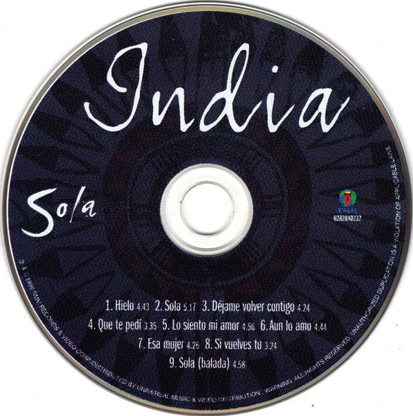 India : Sola (CD, Album)