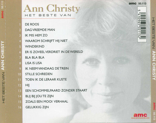 Ann Christy : Het Beste Van Ann Christy - De Roos (CD, Comp)