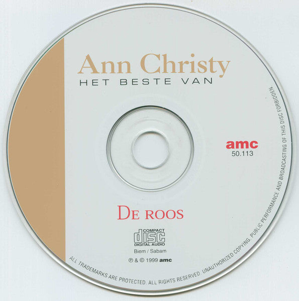 Ann Christy : Het Beste Van Ann Christy - De Roos (CD, Comp)